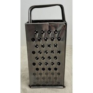 Vintage Bromwell Stainless Box Cheese Grater‎ Shredder Michigan City IN *flaw